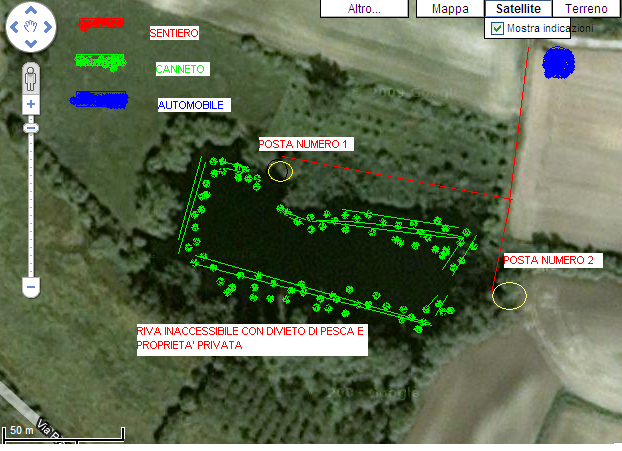 Lago di Solferino postazioni.bmp
